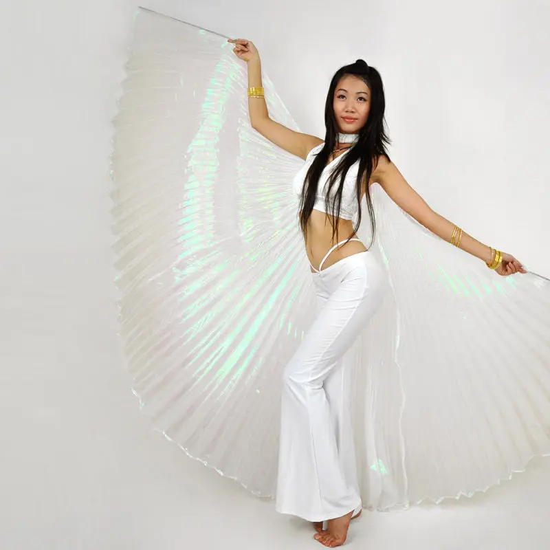 2016 New Style Professional White Belly Dancing Costume Wing Belly