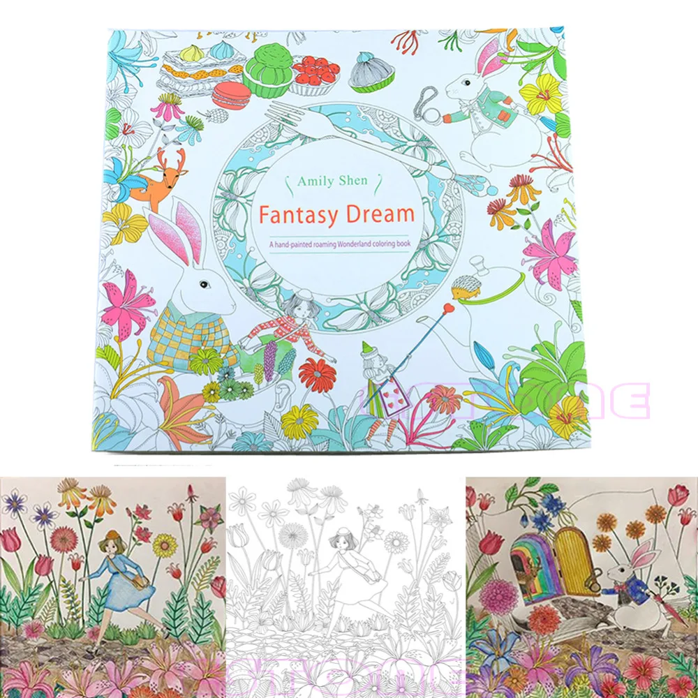 

Child Adult Fantasy Dream In Art Therapy Colouring Painting Books MAR29