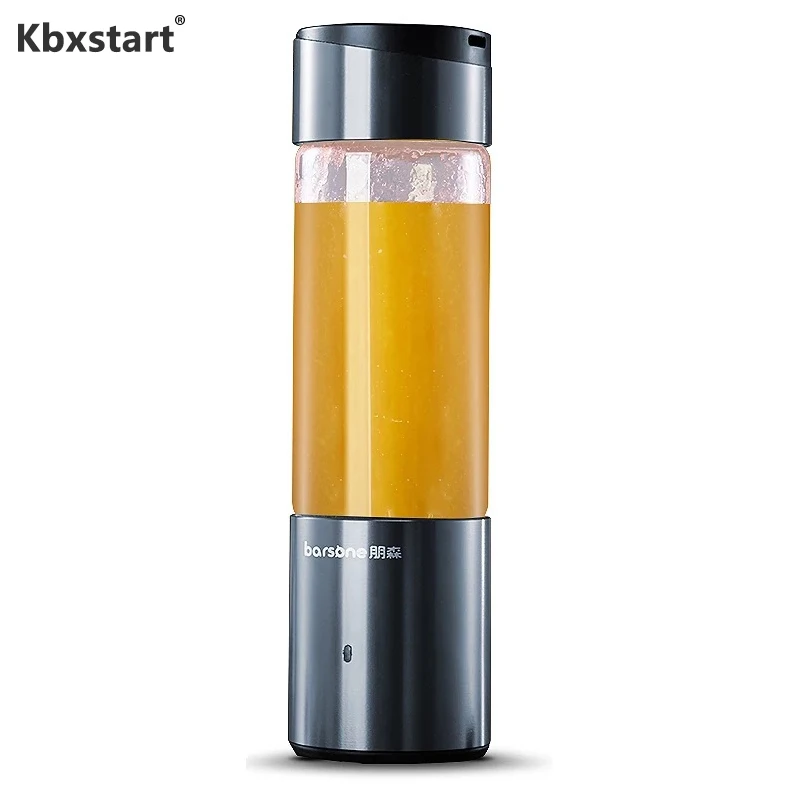 

Kbxstart Portable 350ml Juicer USB Charging 6 Blades Smoothie Blender Multifunctional Fruit Juice Mixer Juice Bottle Machine