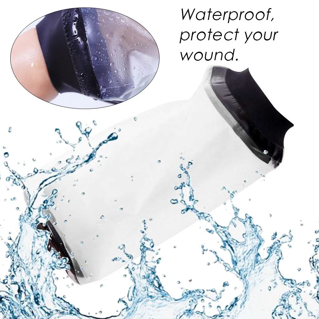 

New Reusable Waterproof Adult Foot Cast Bandage Protector Clear Bathing Cover