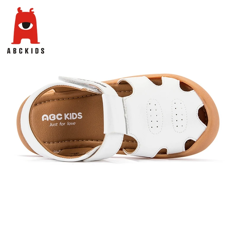 ABC KIDS summer kids shoes Boy Girl Comfortable Shoes Anti-slip Sandals White Walking Shoes