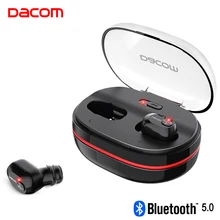 DACOM K6H Pro TWS беспроводные наушники Bluetooth 5,0 настоящие беспроводные наушники мини-гарнитура с зарядным устройством 1100 мАч