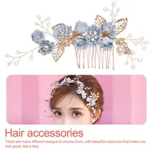 Hair Ornament Korean Silk Flower Bride Headdress Beauty Bride Wedding Girl Hair Accessories korean silk yarn flower bride headdress beauty wedding hair accessories pink hair ornament diadem mariage bijoux de tete cheveux