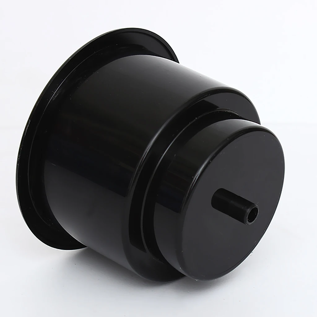 Black Center Hole Recessed Cup Drink Holder for Marine Boat Car RV
