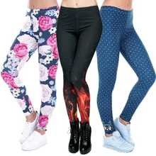 Леггинсы с 3D принтом ацтеков и эффектом омбре, женские повседневные леггинсы, сексуальные легинсы, тайт, штаны для фитнеса, Calzas Mujer, мягкие Легинсы DDK8 E