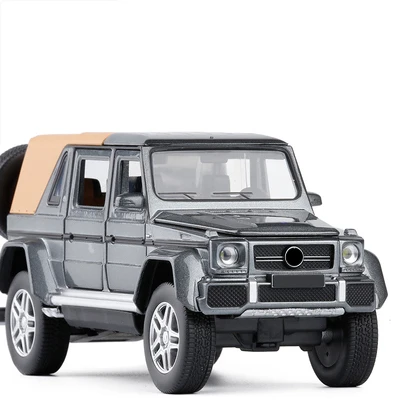 1:32 Maybach G650 Внедорожный Автомобиль SUV литая модель автомобиля с откидной спинкой, звуковой светильник, игрушечный автомобиль, подарки для детей - Цвет: H