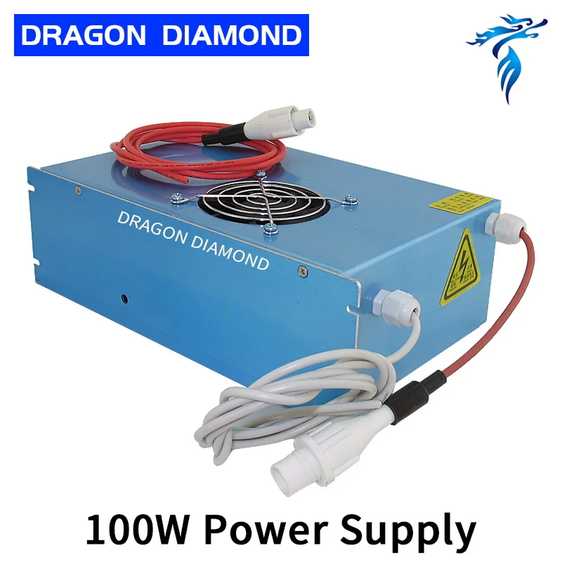 DY13 reci co2 power supply 100w for reci co2 laser tube w4 100w for co2 laser cutting machine