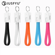 Короткий мини брелок USB кабель провод для быстрого заряда Micro USB C type C для iPhone iPod Android зарядное устройство синхронизации данных зарядный кабель шнур