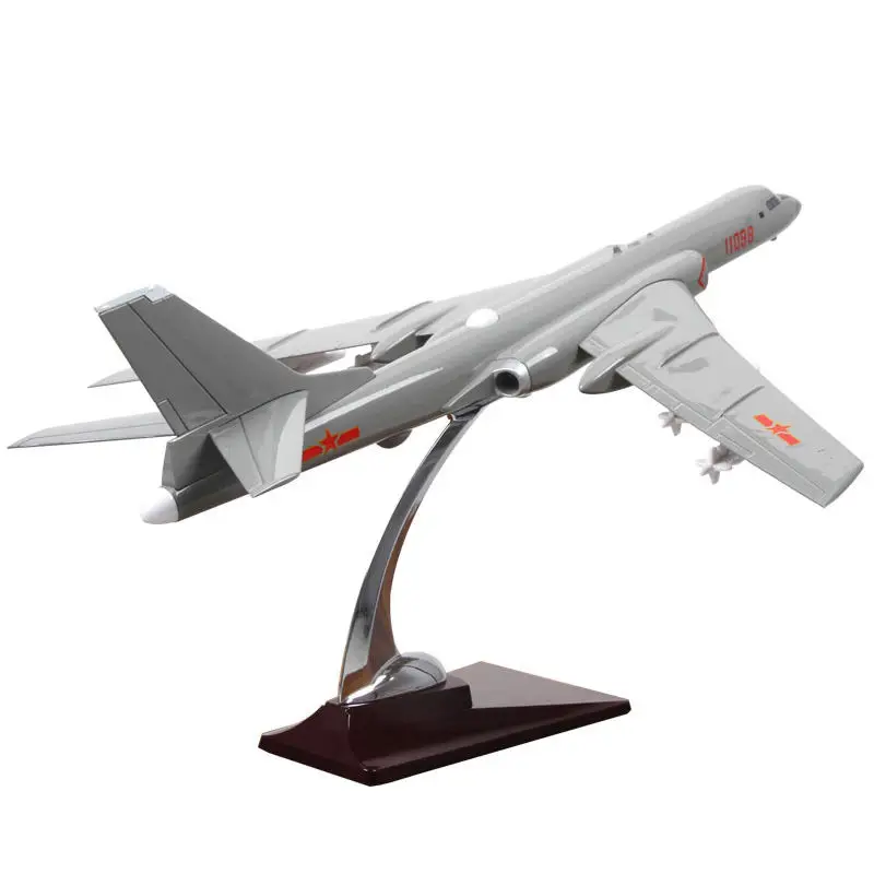 

1/72th Scale H-6K Bomber Airplane Air Force Aircraft Display Model Toy Airplane simulation Kids Toys for children with stand
