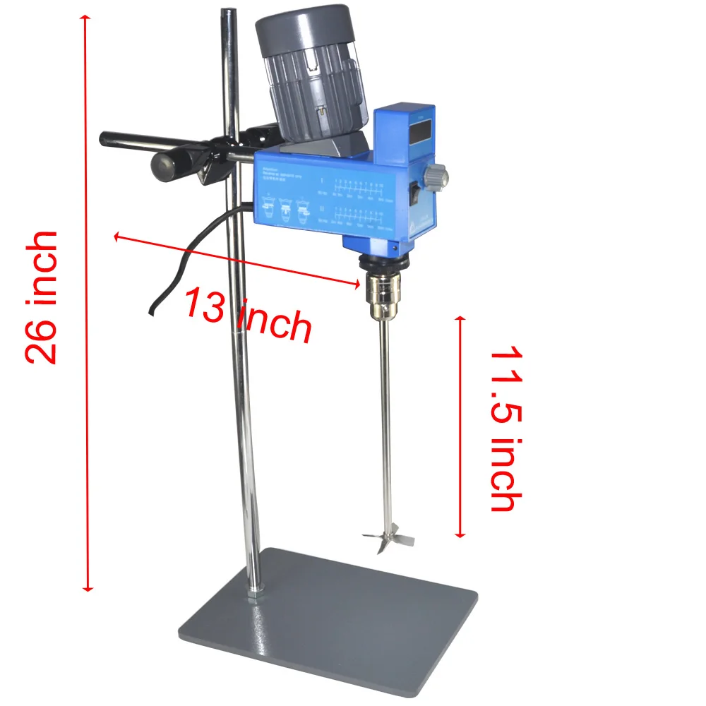 Научная цифровая лабораторная мостовая мешалка электрическая промышленная лабораторная жидкость смеситель 20л для средней вязкости