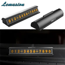 Автомобиль-Стайлинг 1X Автостоянка карты коммутатора стиля можно скрыть номер для Audi A4 B6 A3 Honda Civic соглашения Renault Duster аксессуары