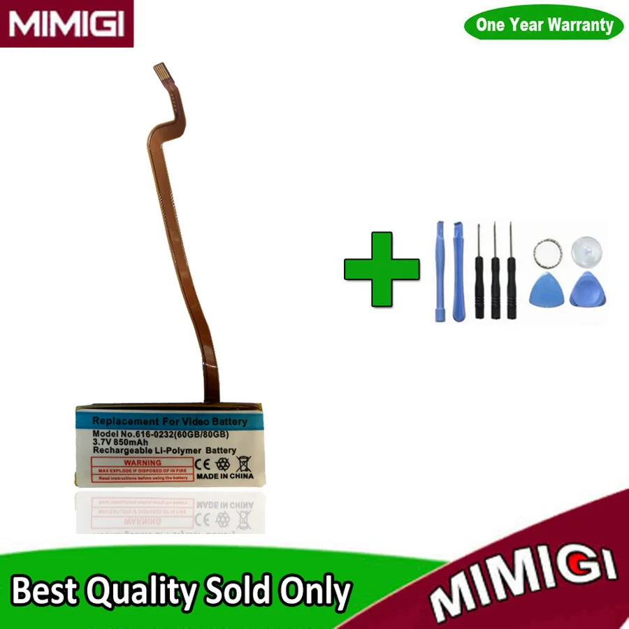 Sale+Toolsets 850mAh 616 0232 Battery For Apple iPod 6th
