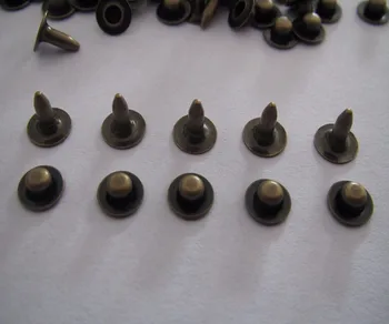 

Free shipping 6.5mm brass jeans rivet for jeans plating antique brass jeans button nail 200set