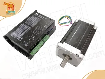

1Axis Nema34 Wantai Stepper Motor 1700oz, 6A&220VAC Input Driver Spindle DQ2522MA,200Microsteps