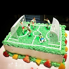 8 шт. футбольная игра торт Топпер день рождения торт Детская кукла игрушка для декора дома Футбол выпечки кекс вечерние принадлежности для украшения торта