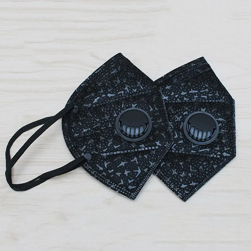 

1pc PM2.5 Activated Carbon Filter Respirator Mask Anti Haze Mask With a Breathing Valve Anti-dust Mouth Mask