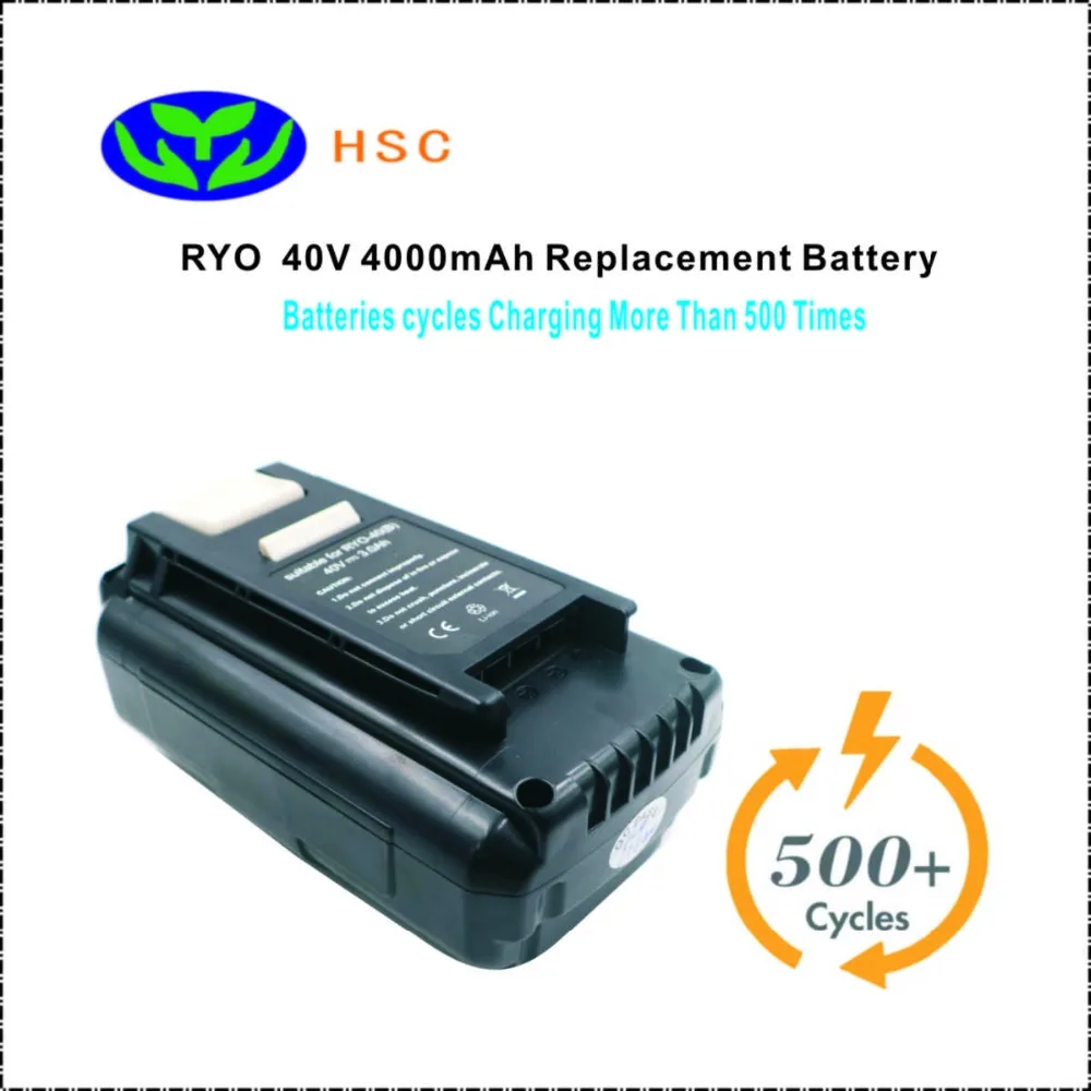 

4000mAh 18650 Battery Pack RYO40B Lithium ion Battery 40V Replacement Ryobi OP4026A Original Battery Pack 40V