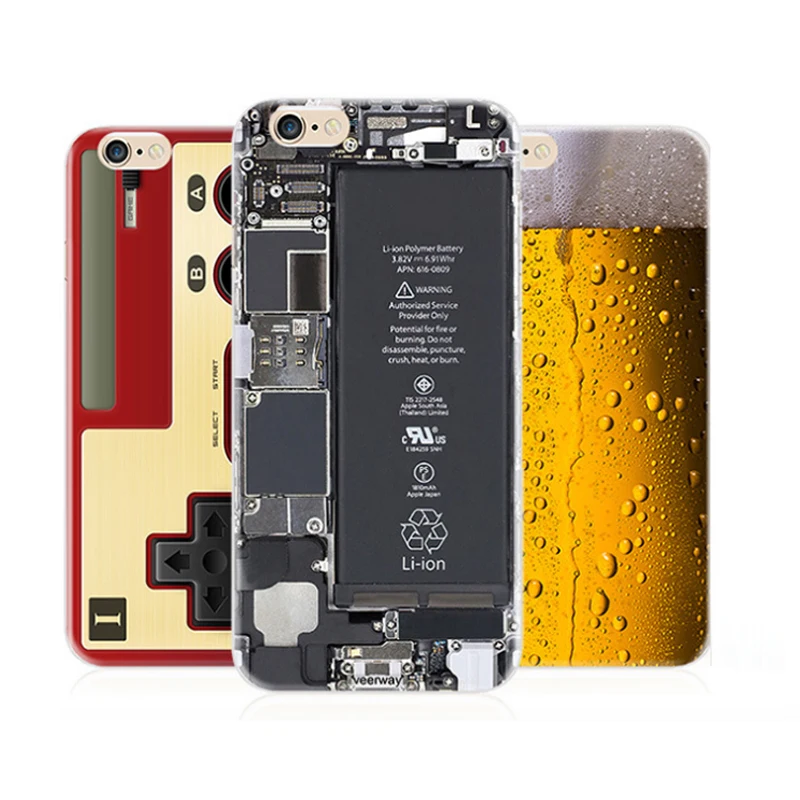 

Funny Designs Retro Soft TPU Camera Game Machine Cartoon Painted Cover For iPhone 5 5S SE 6 6s 7 8 plus Phone Cases Shell