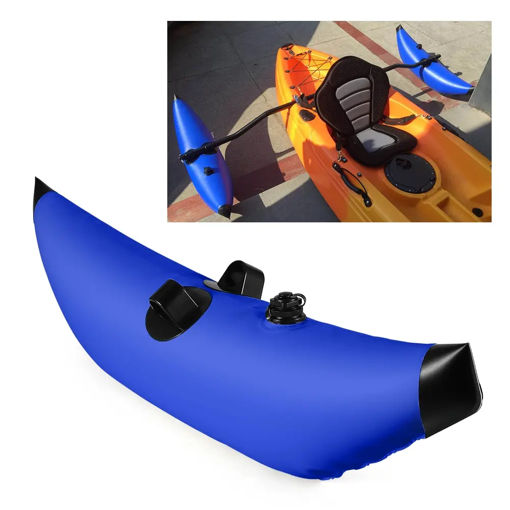 FDB 1 Set Kayak Outrigger Kit, Kayak Stabilizers For Fishing Float Tube Kit Boat Canoe Stabilizer Floating PVC Inflatable Pontoon Canoe Outrigger Kit Kayak Pontoon Accessories