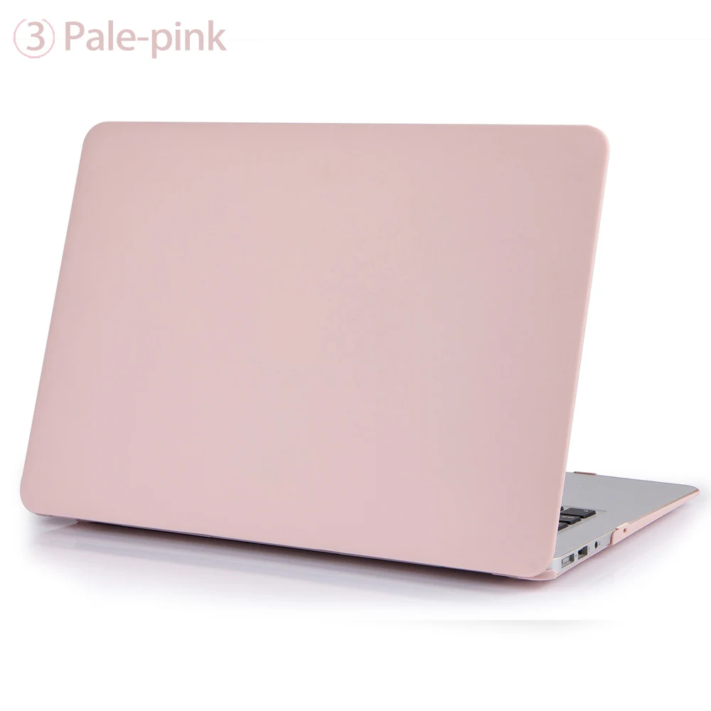 SYSTIMO Милая цветная сумка для ноутбука для Macbook Air 13 чехол-накладка для Apple Mac book Air Pro retina 11 12 13,3 15 дюймов с сенсорной панелью - Цвет: Pale pink