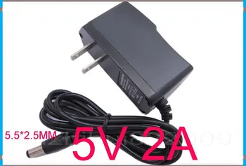 

50PCS AC 100V-240V Converter Adapter DC 5V 2A Power Supply US Plug DC 5.5mm x 2.5mm