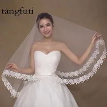 

1.5 m Lace White Wedding Veil Bride Bridal Veil Long 2016 LF18
