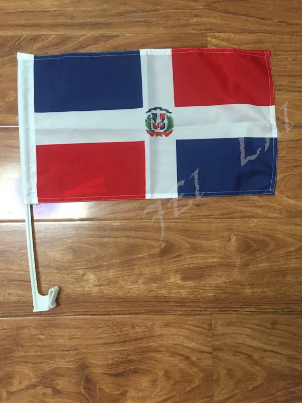 30 X 45 Cm Dominican Flag Car Flag Window Flag Window Flag Dominican