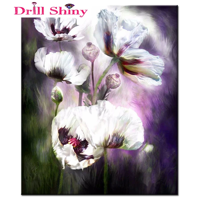 

5D hot sale diamond Painting needlework DIY Cross Stitch diamond embroidery Square drill Rhinestone flowers decor painting