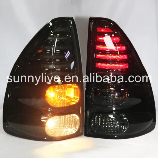 Для TOYOTA Prado FJ120 светодиодный ные задние фары черного цвета LF|toyota prado fj120|prado fj120led rear