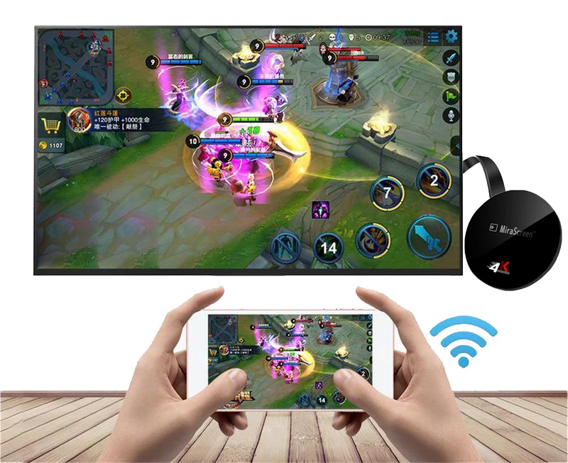 HDMI беспроводной wifi 2,4/5G 4K зеркальное отображение Airplay DLNA дисплей ключ адаптер для IPhone 11 Pro Max huawei P30 Android телефон к телевизору