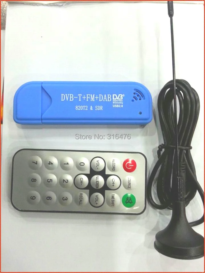 Мини 2 USB TV stick супер DVB T и RTL SDR цифрового тв приемник RTL2832U R820T2 m тюнер + пульт