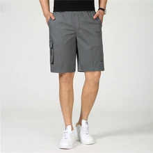 Плюс Размеры 4XL 5XL 6XL модные Для мужчин s шорты-карго новые летние повседневные шорты Для мужчин карманы Твердые Цвет Армейский зеленый шорты мужские