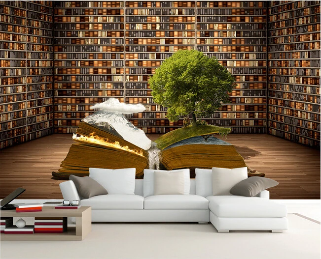 

Custom 3 d wallpaper, coloring book mural for sitting room bedroom study background wall waterproof wallpaper papel de parede