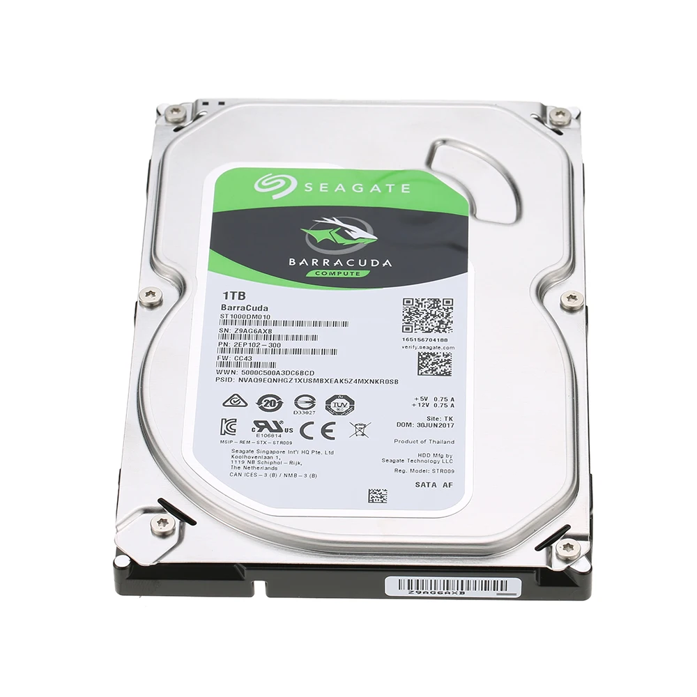 Seagate 1TB Hard Disk Desktop Internal 7200 RPM