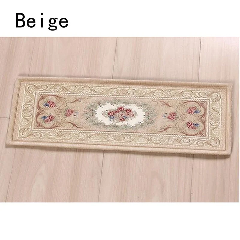 75cm*26cm Floral Pattern Stair Stepping Mats Carpet Home Living Room Decorations 75cm*26cm Floral Pattern Stair Stepping Mats Carpet Home Living Room Decorations
