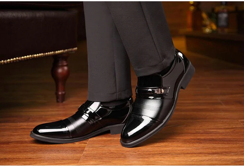 Men's Business Shoe Oxfords For Mens Shoes Casual Mens Dress Shoes' Breathable Oxfords Formal Shoe Men Casual Shoes Plus Size 48 (11)
