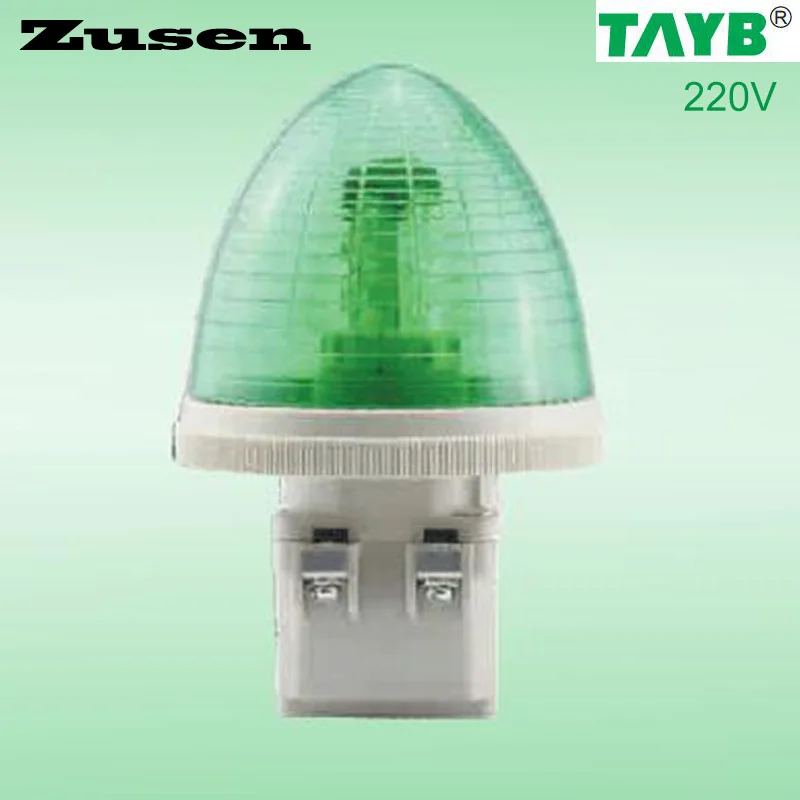 Zusen TB30 G 220V оборудование сигнал свет зеленый светодиодный ОД лампа