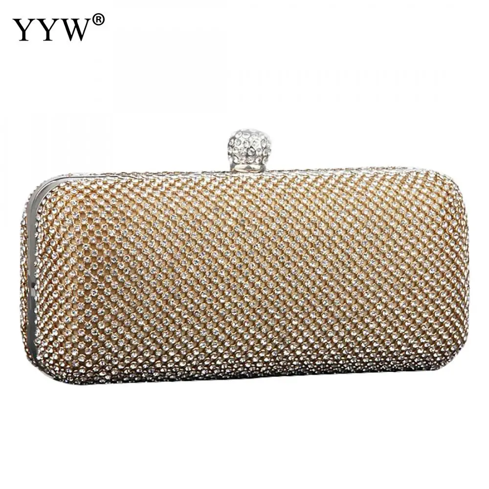 Black Clutch Bags For Women 2018 Evening Bag With Rhinestone Luxury Handbags Women Party Bags Designer Silver Clutches Purse