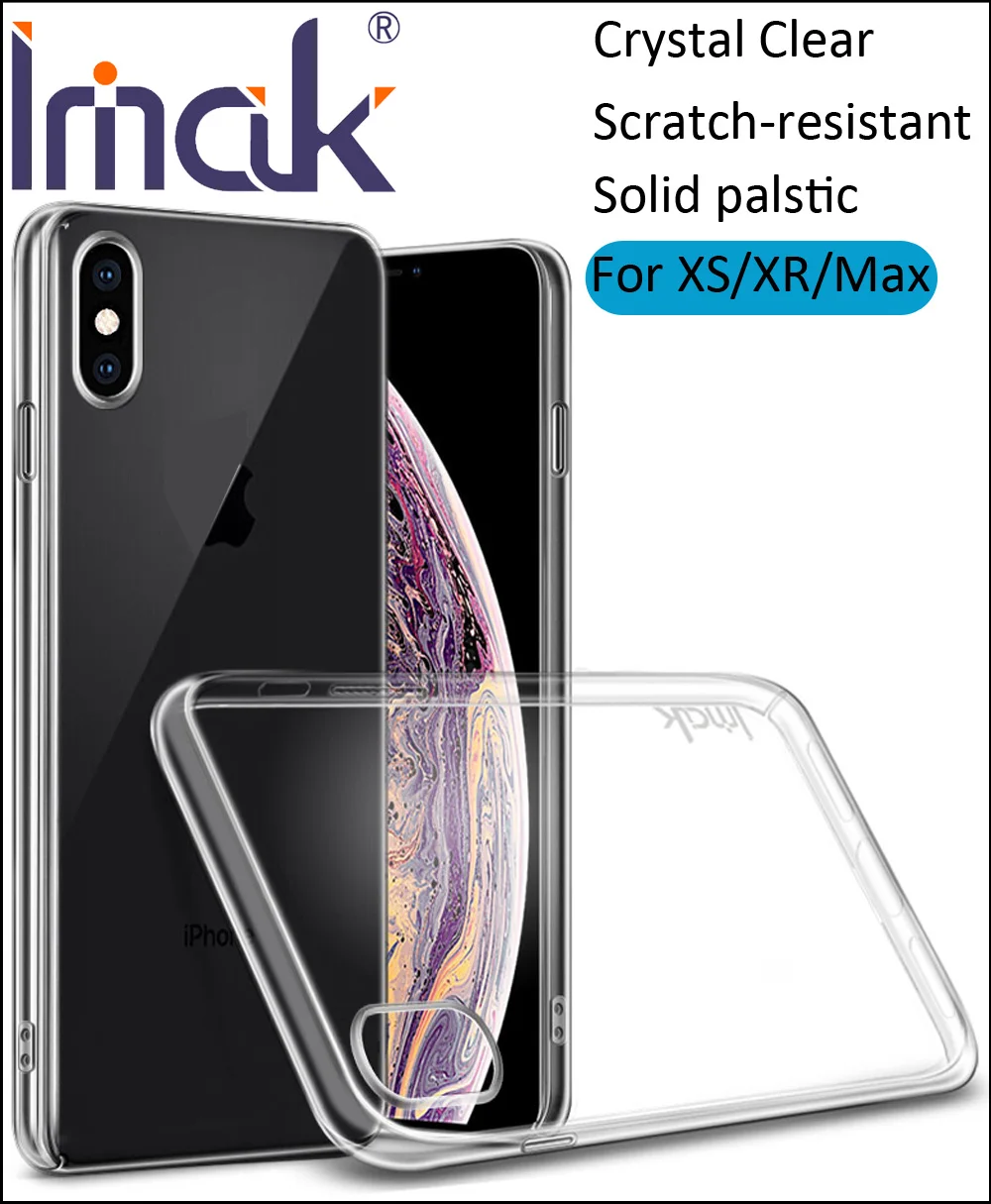 

Imak Air Crystal Clear Transparent Case For iPhone XS Max XR Hard PC Plastic Cover