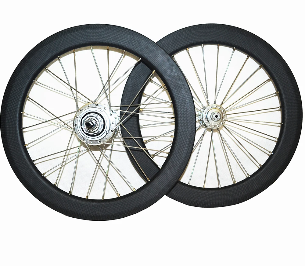 

SEMA T700 16 inch 349 38 hubsmith 2 speed 2 gear Carbon High Quality Carbon Bicycle Wheels Clincher 3D Bicycle Cycling Wheels