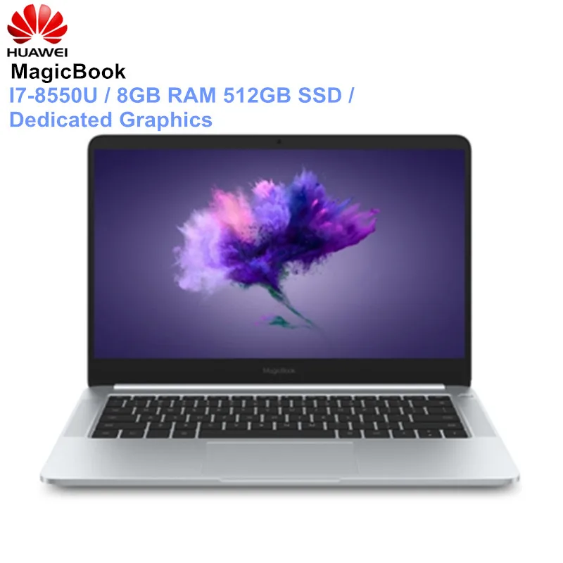 

HUAWEI Honor MagicBook Laptops 14 inch Windows 10 i7-8550U/i5-8250U Quad Core 1.8GHz Computer 8GB RAM 256GB/512GB SSD Notebook