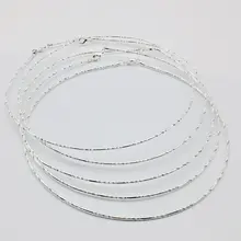 Лидер продаж Мода унисекс колье Цепочки и ожерелья 5 шт. ШИК DIY 2 мм позолоченный металл воротник