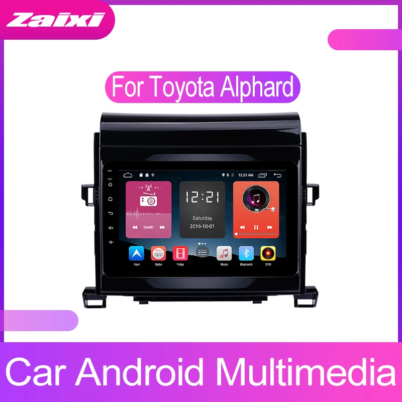 

ZaiXi Touch screen Android car Audio for Toyota Alphard 2007~2014 support GPS navi Ipod BT radio mic Media Navigation system