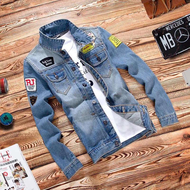 cheap mens jean jacket