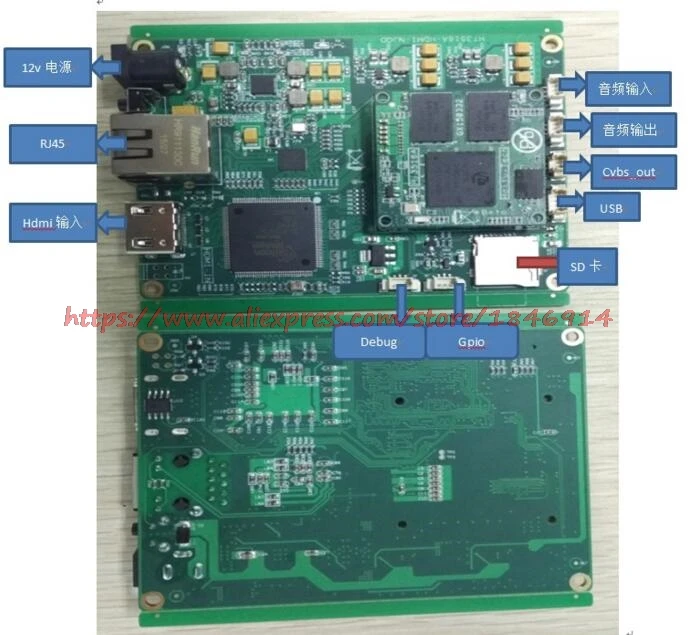 

Hi3516A development board H.264 H.265 coding hdmi sdi vga cvbs cmos