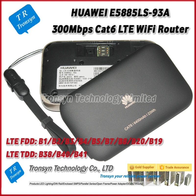 US $198.80 E5885LS93A 300Mbps 4G LTE Mobile WiFi Hotspot Support B1B2B3B4B5B7B8B20B19