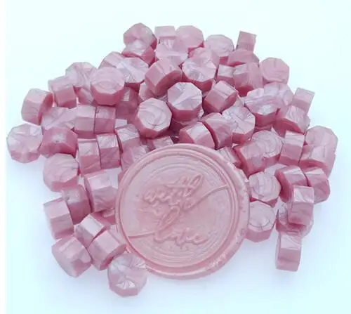 color26 500 шт винтажные уплотнительные восковые таблетки бусинки гранулы зерна плавления для штамп Конверт Приглашение воск печать DIY Декор - Цвет: color26