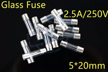 

Glass fuse pipe 5*20mm 250V F 2.5A 2500MA fast break fuse glass fuse.
