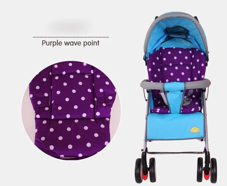 Подушка для детского сиденья для коляски хлопок противоскользящее детское кресло-коляска автомобиль зонт корзина подкладка для коляски Подушка для детской коляски коврик