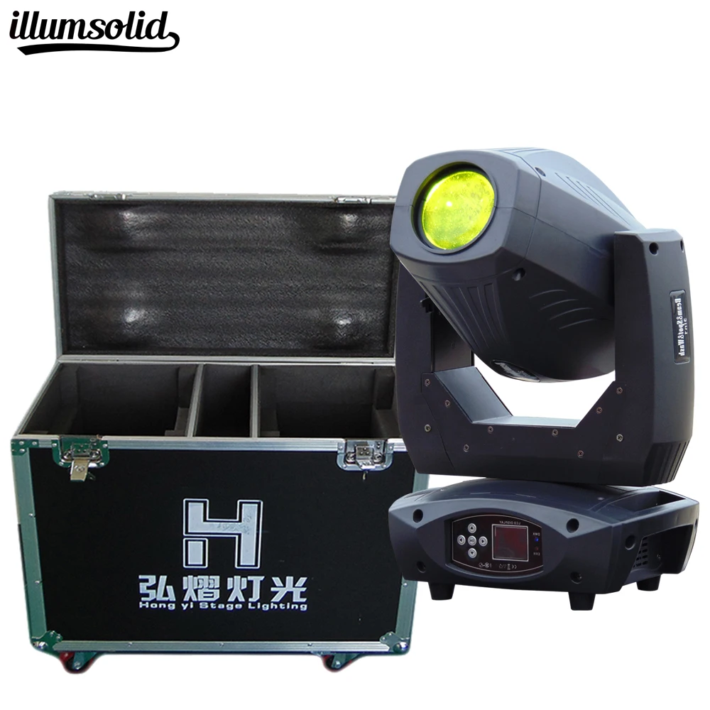 

Fast shipping flycase Beam 200w Moving Head Light Rotating Spot Gobos Music Dance Show Lights